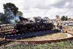 Visiting 'River Esk' is turned on the turntable at Aylsham   (01/09/1996)
