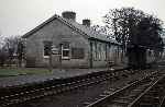 The station buildings at Arigna, the terminus of the branch or ‘tramway’ to the west.   (20/03/1959)