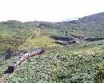 ‘Earl of Merioneth’ runs along the Deviation with a down train, approaching Tunnel North   (03/08/2003)