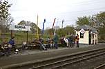 Minffordd station vanished for the weekend and trains stopped at Sukna between Boston Lodge and Penrhyn.       (30/04/2005)