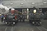 ‘David Lloyd George’ and ‘Earl of Merioneth’ are made ready for another day’s hard work.       (01/05/2005)