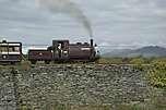 A side view of ‘Palmerston’ along the dry stone embankment at Gwyndy Bank.       (01/05/2005)