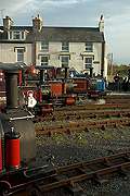 A collection of traditional outline front ends at Porthmadog.       (16/10/2005)