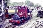 ‘Holy War’ with a short train in Minffordd Yard   (02/05/1993)