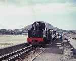 ‘Sgt Murphy’ runs long the Cob with another shuttle for Minffordd   (02/05/1993)