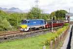‘Vale of Ffestiniog’ departs from Minffordd with its down train   (05/05/2003)