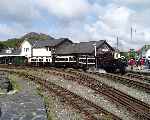 ‘Taliesin’ draws the Victorian Set out of No 2 road ready for departure, Harbour Station.   (03/05/2004)