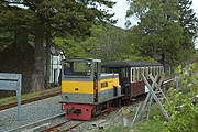 ‘Moel Hebog’ stands in the siding at Dduallt after it’s run to Tunnel South       (06/05/2007)