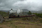 ‘Merddin Emrys’ with an up train at Barn       (06/05/2007)
