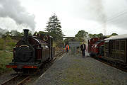 The two England locomotives at Dduallt alongside each other - ‘Palmerston’ and ‘Prince’       (07/05/2007)
