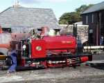 Visiting Dinorwic ‘Alice’ class ‘Velinheli’ in the works yard at Boston Lodge   (12/10/2002)