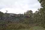 ‘Prince’ and the Heritage Group special head up Gwyndy Bank towards Penrhyn.   (25/09/2004)