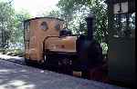 ‘Dolbadarn’ stands at Cei Llydan with a train for Gilfach Ddu.   (14/06/1994)