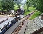 ‘River Esk’ departs from the Eskdale end of Irton road station   (29/06/2000)