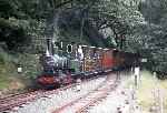 ‘Douglas’ enters Abergynolwyn with an up train   (31/07/1981)