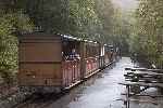 The down train leaves Abergynolwyn behind No 4.   (27/09/2004)
