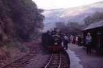 Journey's end, ‘Talyllyn’ and train arrive at Nant Gwernol station   (23/09/2001)