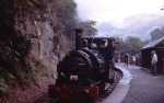 ‘Talyllyn’ moves forward to run round its train, Nant Gwernol station   (23/09/2001)