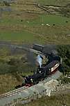 K1 rounds the curve at Ffridd Isaf on the approach to Rhyd Ddu.       (08/09/2006)