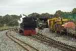 ‘Gelert’ spent her weekend giving footplate rides to little (and not so little) boys, here she is at the north end of the yard.   (11/09/2004)