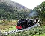 South African Garratt 143 leads it's train down through Salem   (27/09/2003)