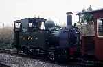 A view of No 823 in a fresh coat of Great Western green as she awaits departure from Castle Caereinion   (01/09/1995)